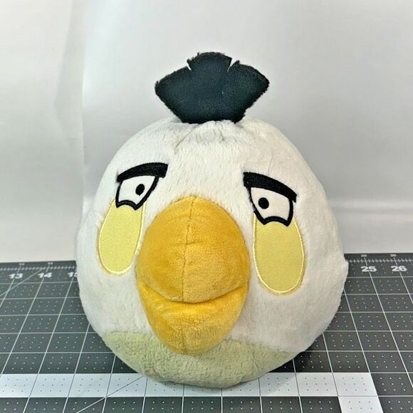 Commonwealth Angry Birds Matilda Plush White Bird Rovio 2010 No Sound 9" Toy - Picture 2 of 10